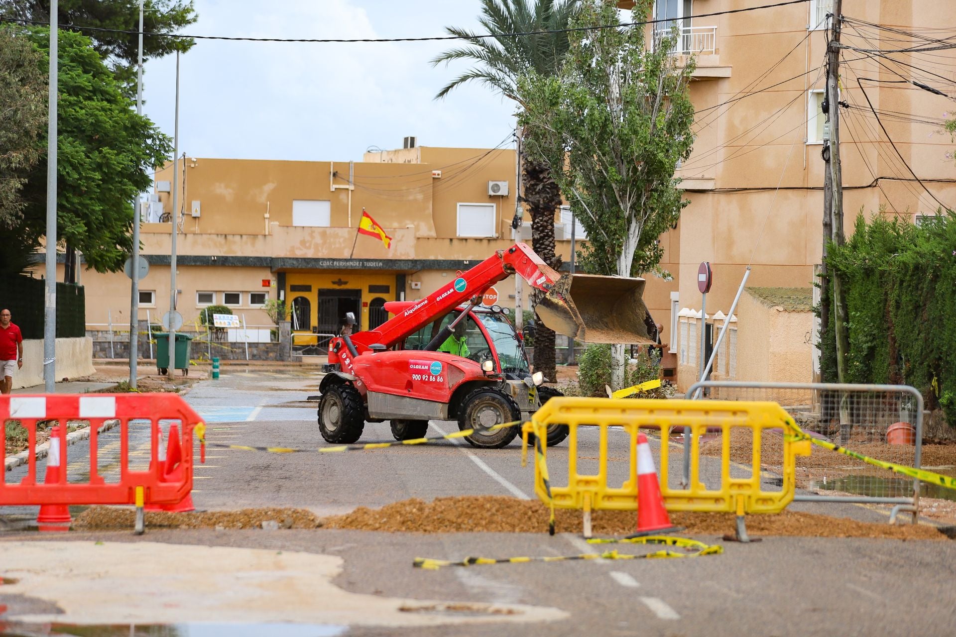 Los efectos del temporal en San Javier, en imágenes