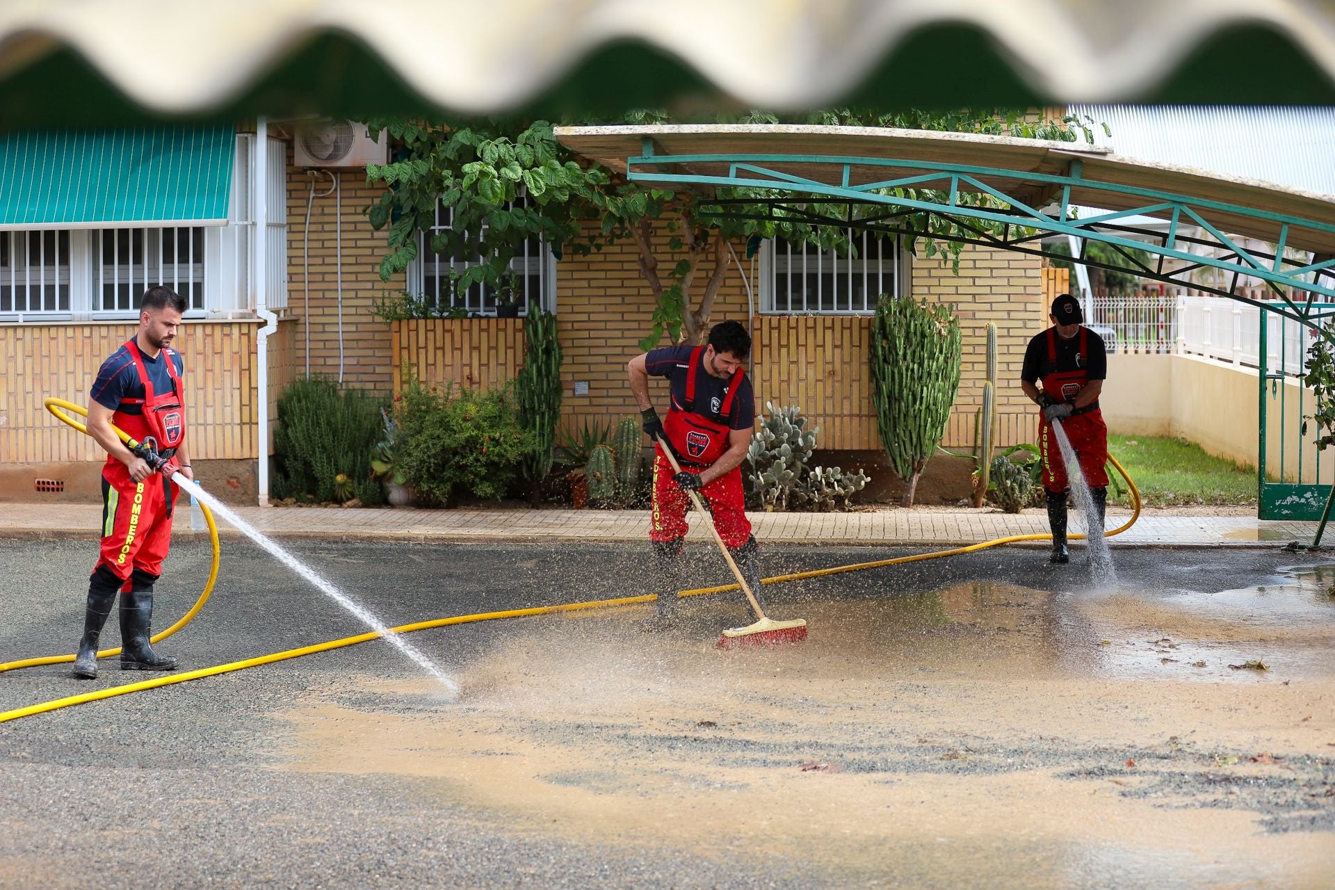 Los efectos del temporal en San Javier, en imágenes