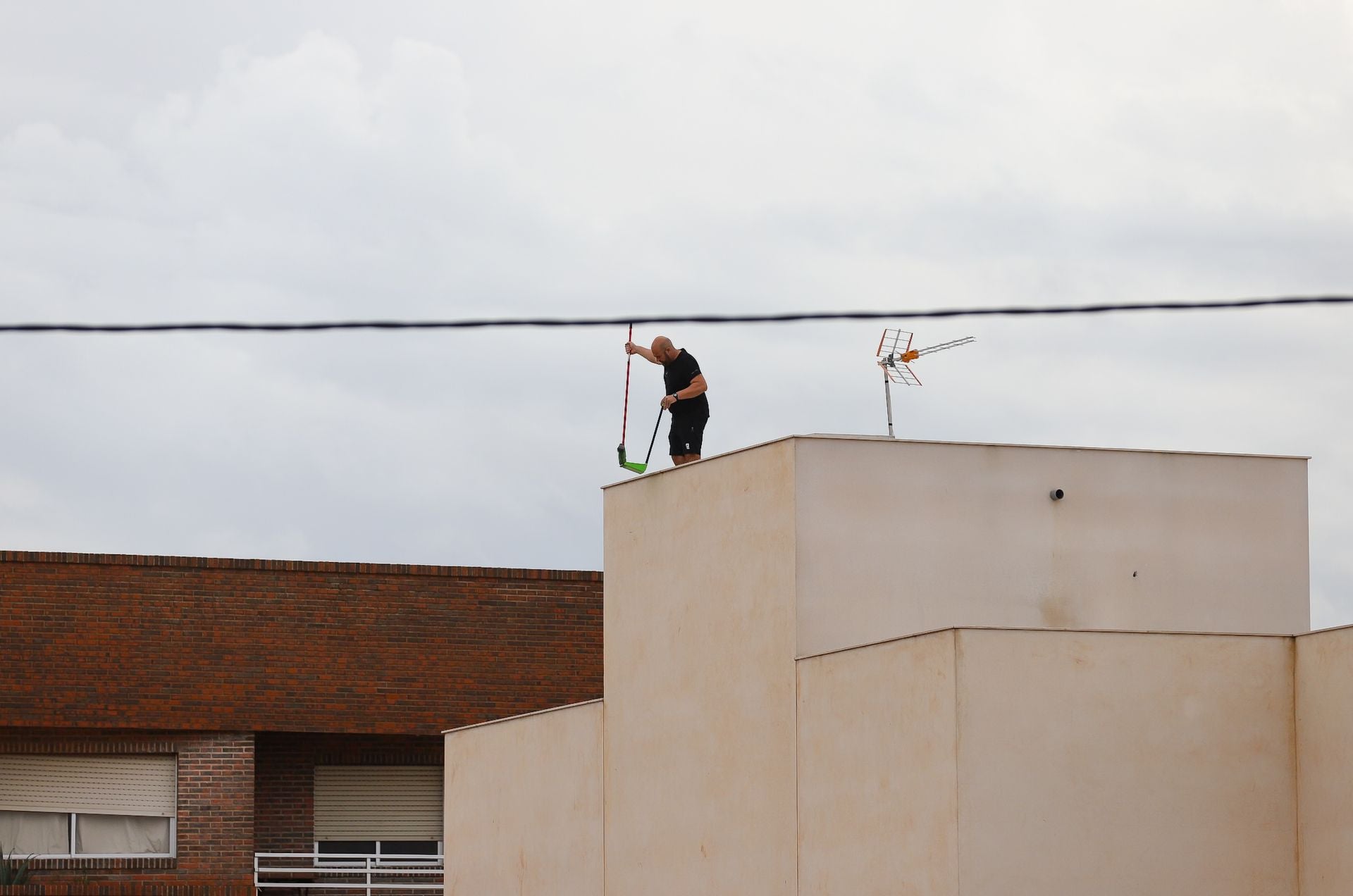 Los efectos del temporal en San Javier, en imágenes