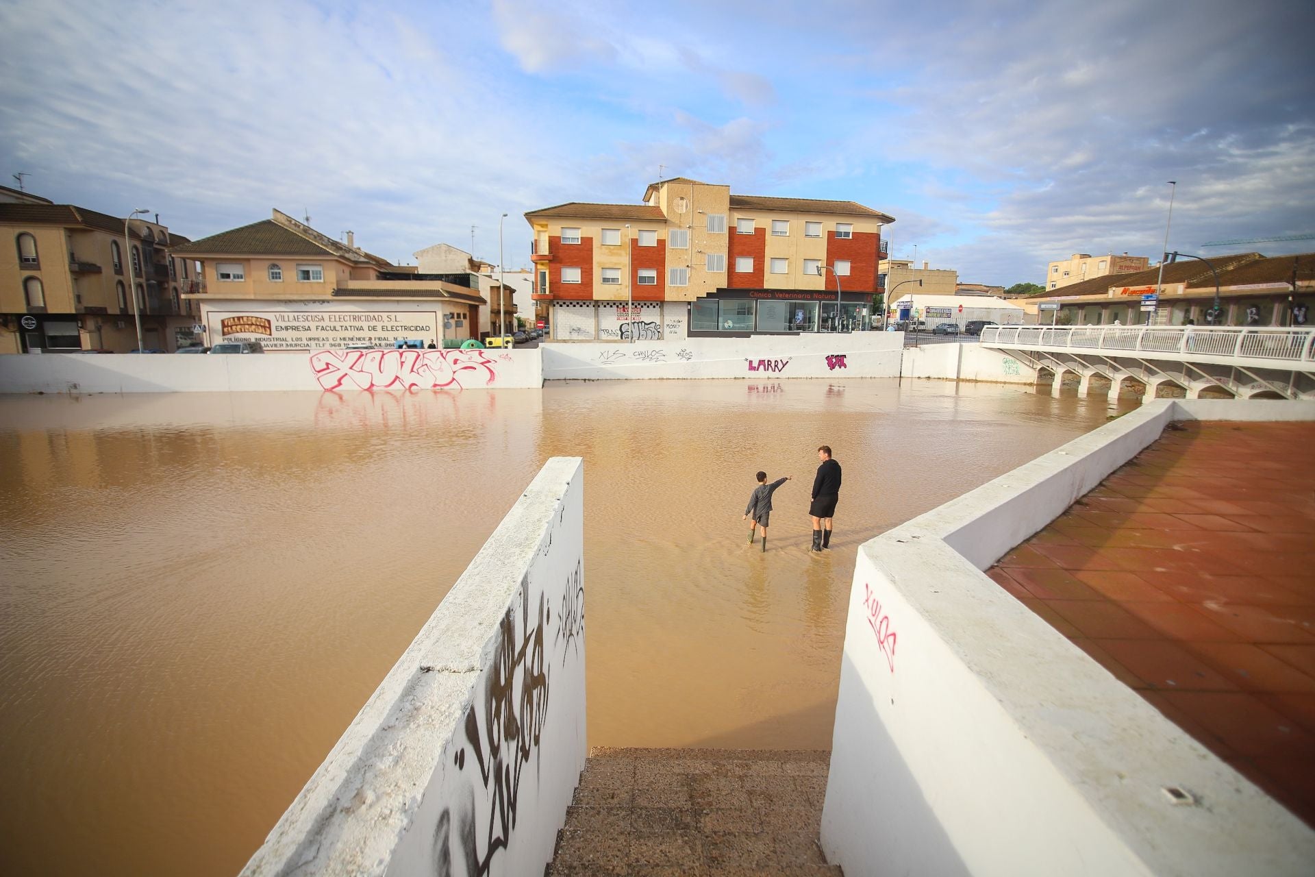 Los efectos del temporal en San Javier, en imágenes