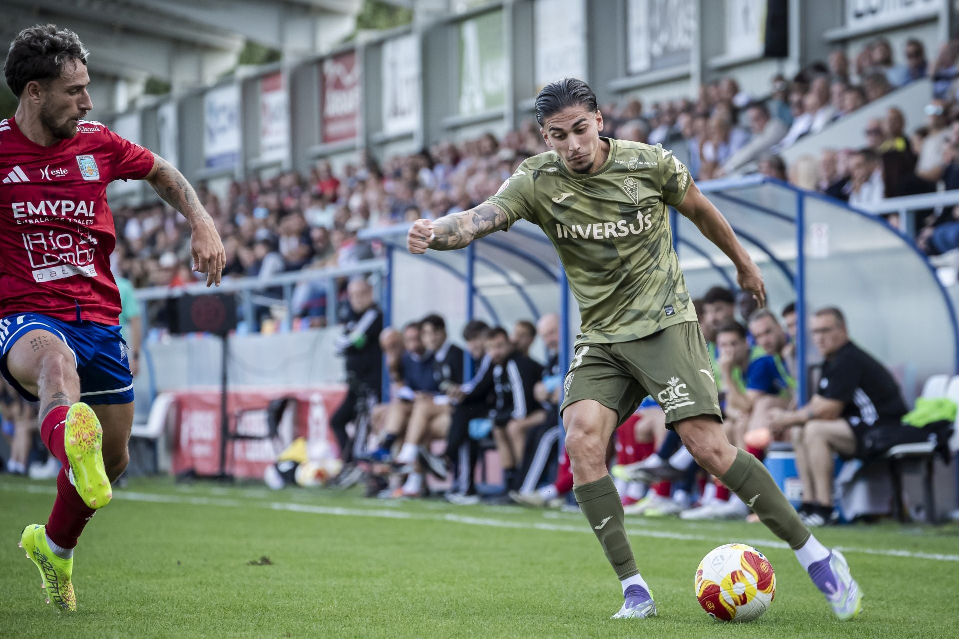 El Real Murcia entra en estado crítico en Tarazona, en imágenes
