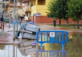 Los efectos del temporal en San Javier, en imágenes