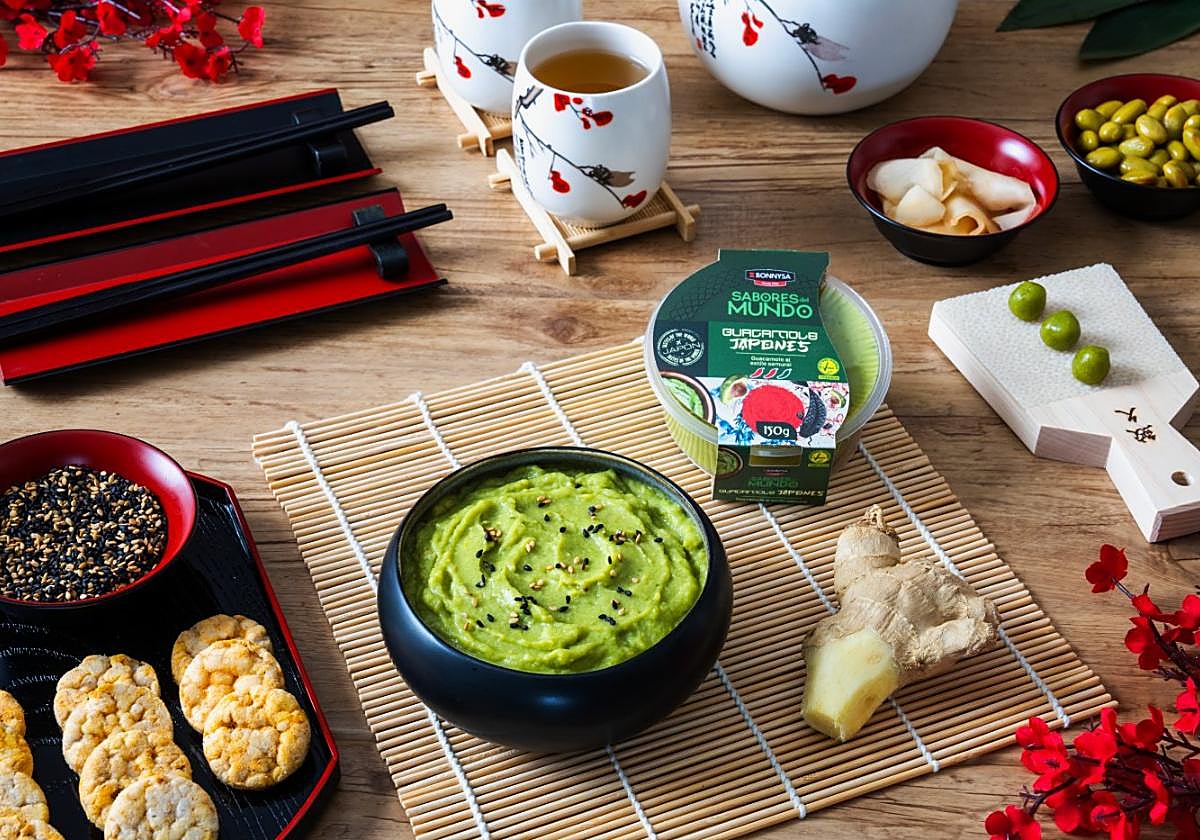 Guacamole japonés, una de las especialidades de la gama.