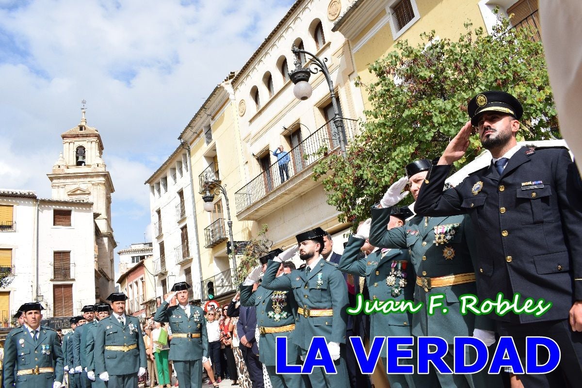 Imágenes de la celebración de la Virgen del Pilar en Caravaca de la Cruz