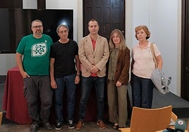 Representantes de algunas de las organizaciones ecologistas que han mostrado su apoyo al plan de conservación de la tortuga mora.