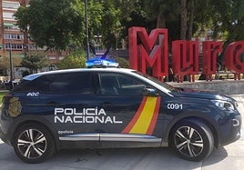 Un vehículo de la Policía Nacional.