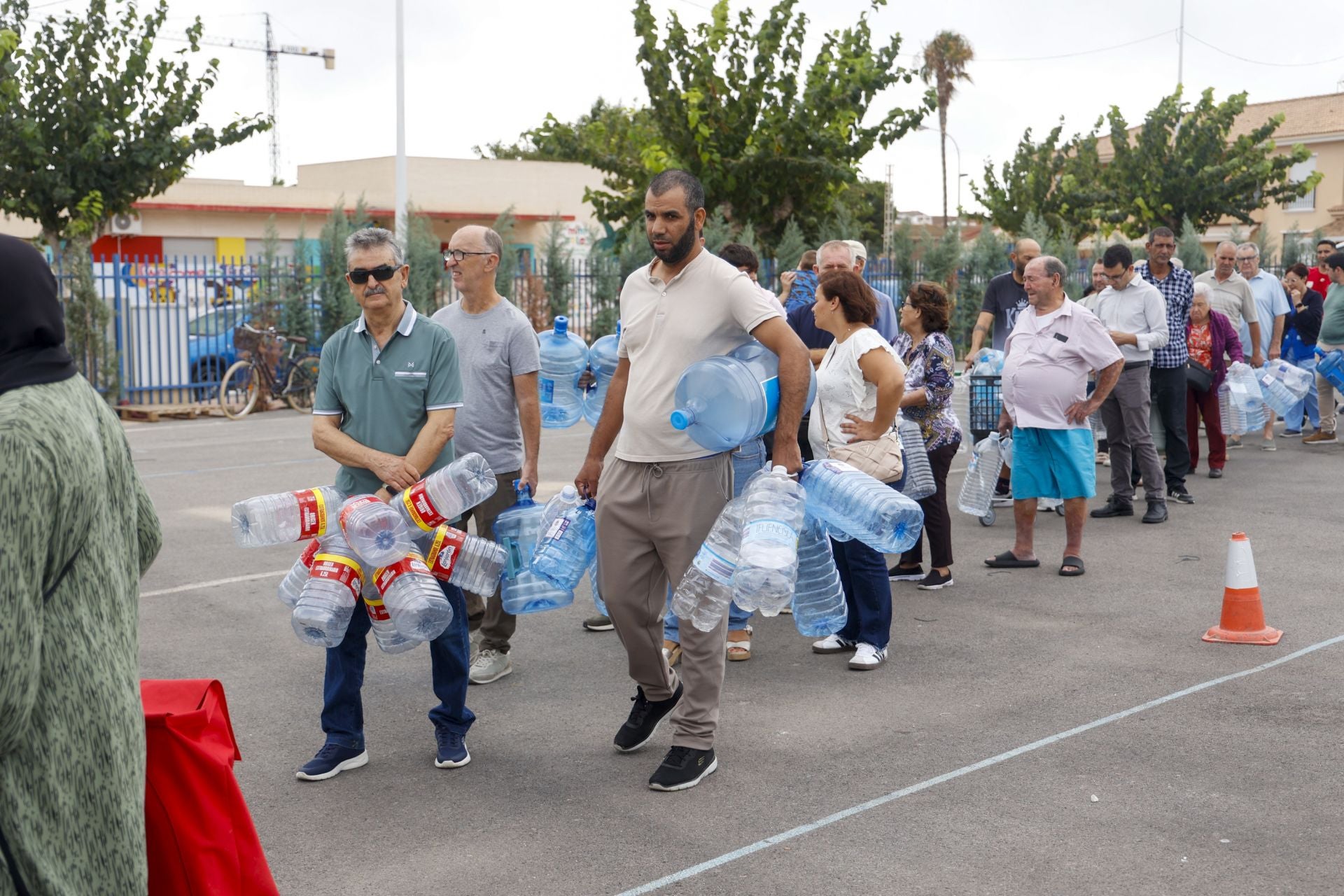 Sin agua potable en el Mar Menor, en imágenes