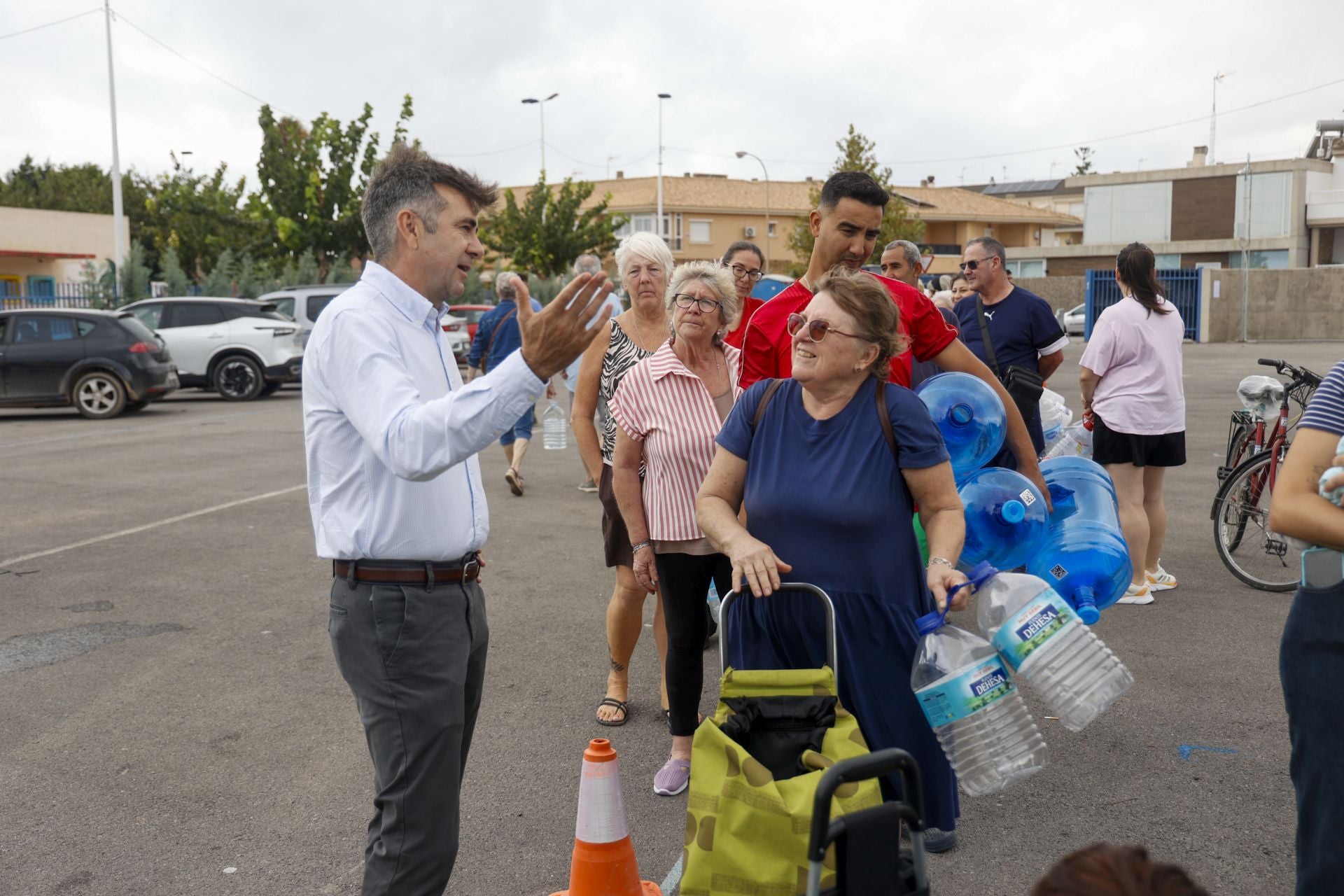 Sin agua potable en el Mar Menor, en imágenes