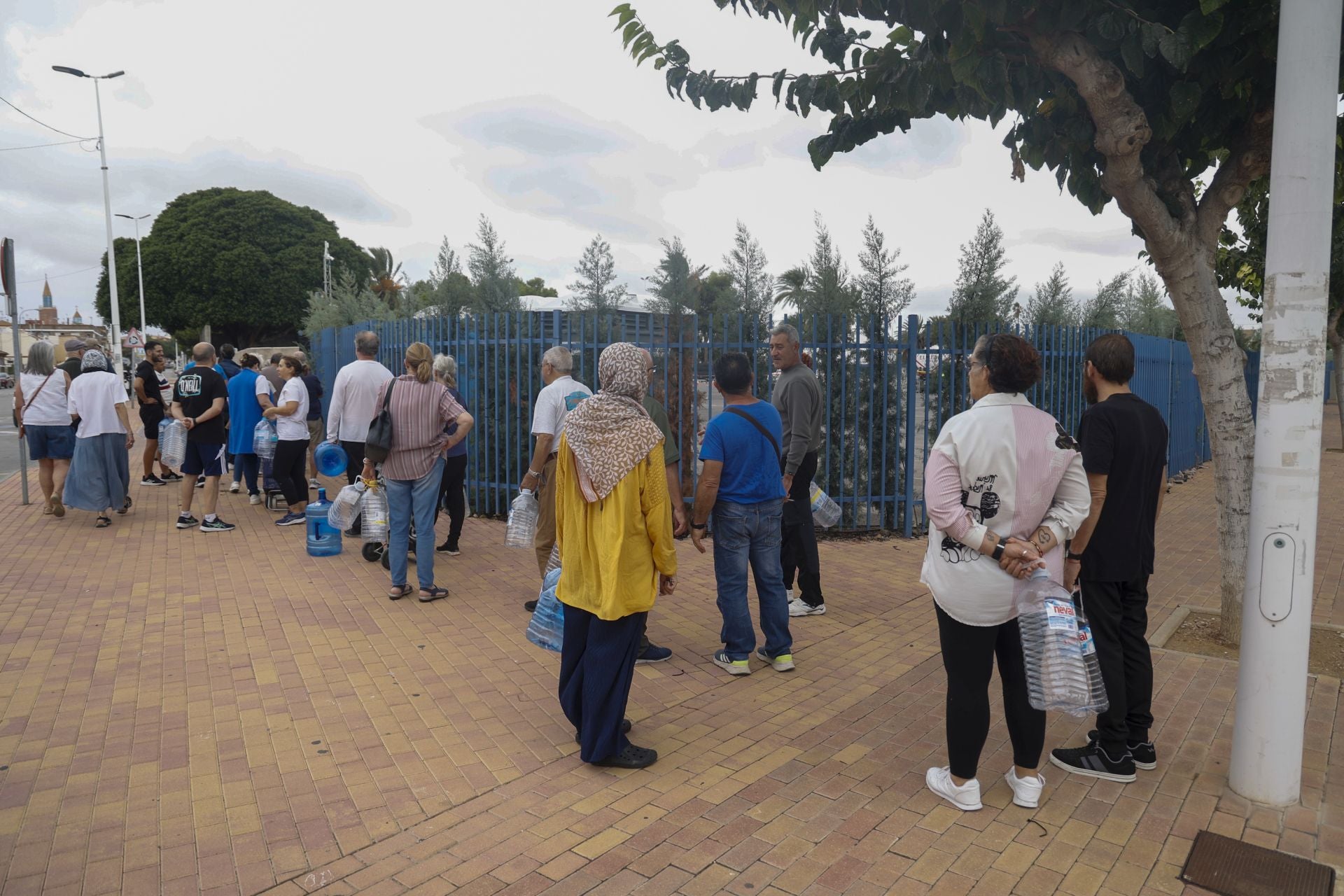 Sin agua potable en el Mar Menor, en imágenes