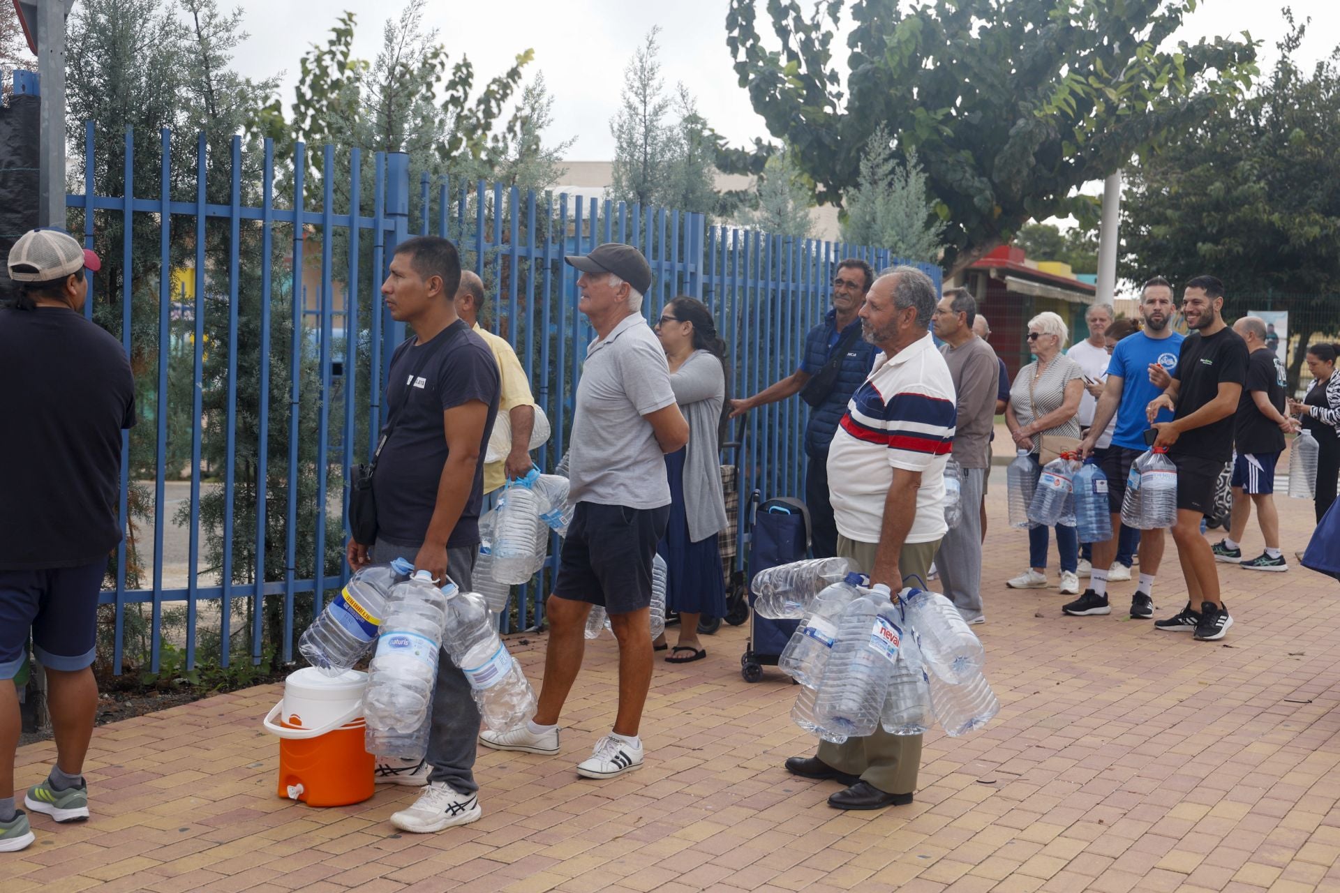 Sin agua potable en el Mar Menor, en imágenes