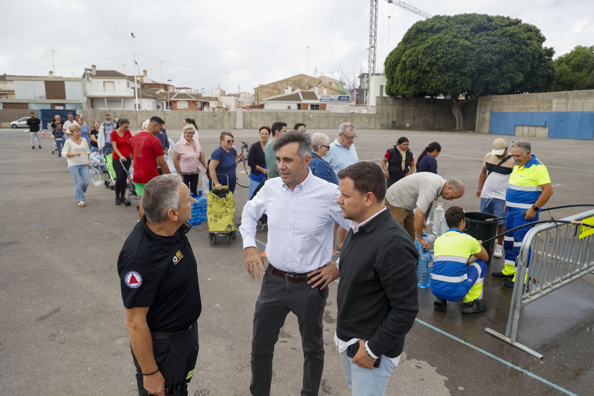 Sin agua potable en el Mar Menor, en imágenes