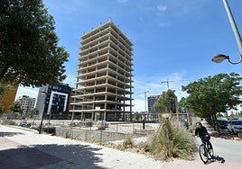 Esqueleto de la Torre Norte.