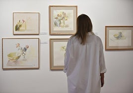 Algunas de las últimas obras de Gaya que forman parte de la nueva exposición en su museo.