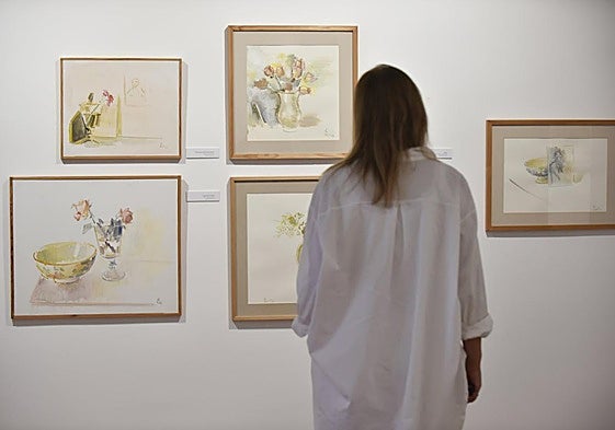 Algunas de las últimas obras de Gaya que forman parte de la nueva exposición en su museo.