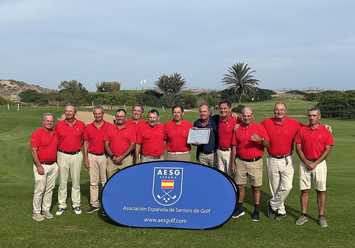 El equipo español, ganador de la competiicón.