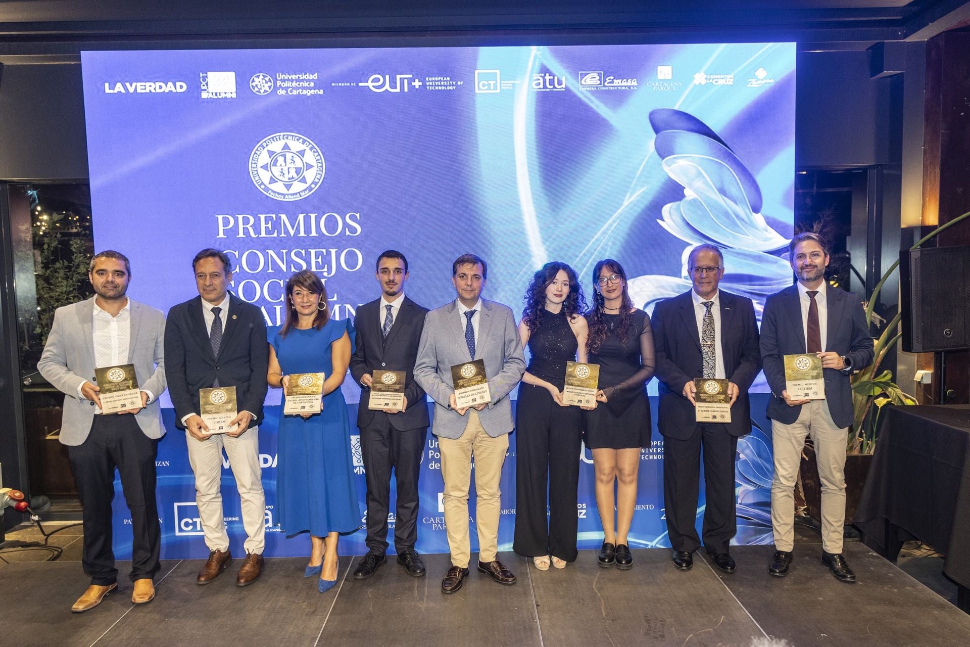 Los Premios Consejo Social y Alumni de la UPCT, en imágenes