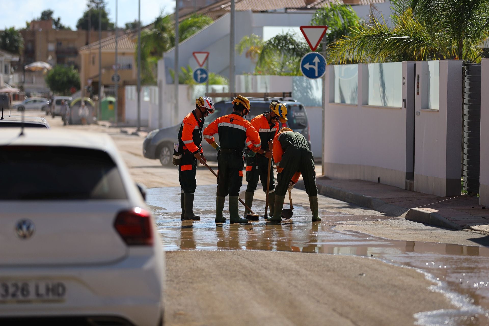 En imágenes, así están los municipios del Mar Menor una semana después de la dana