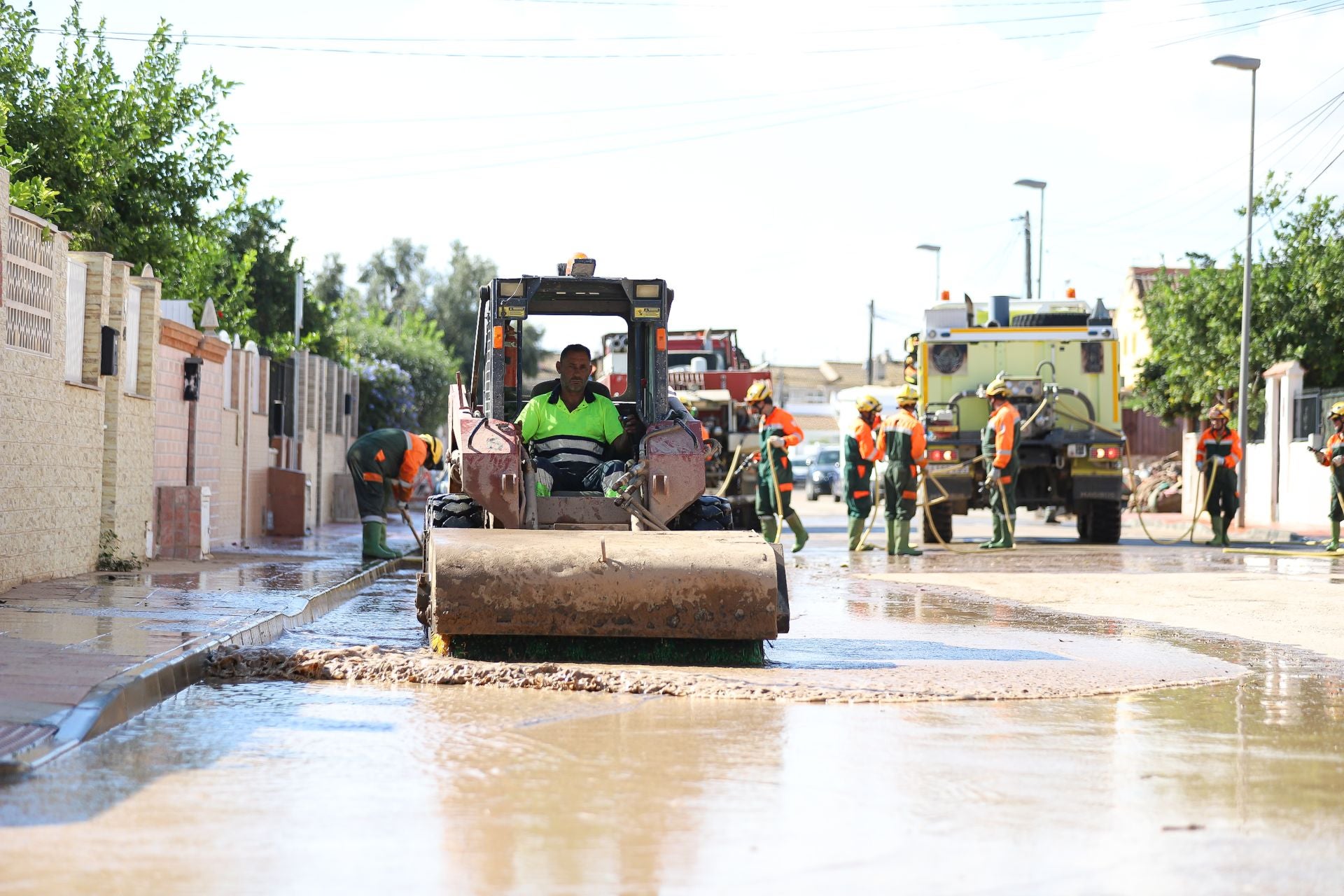 En imágenes, así están los municipios del Mar Menor una semana después de la dana