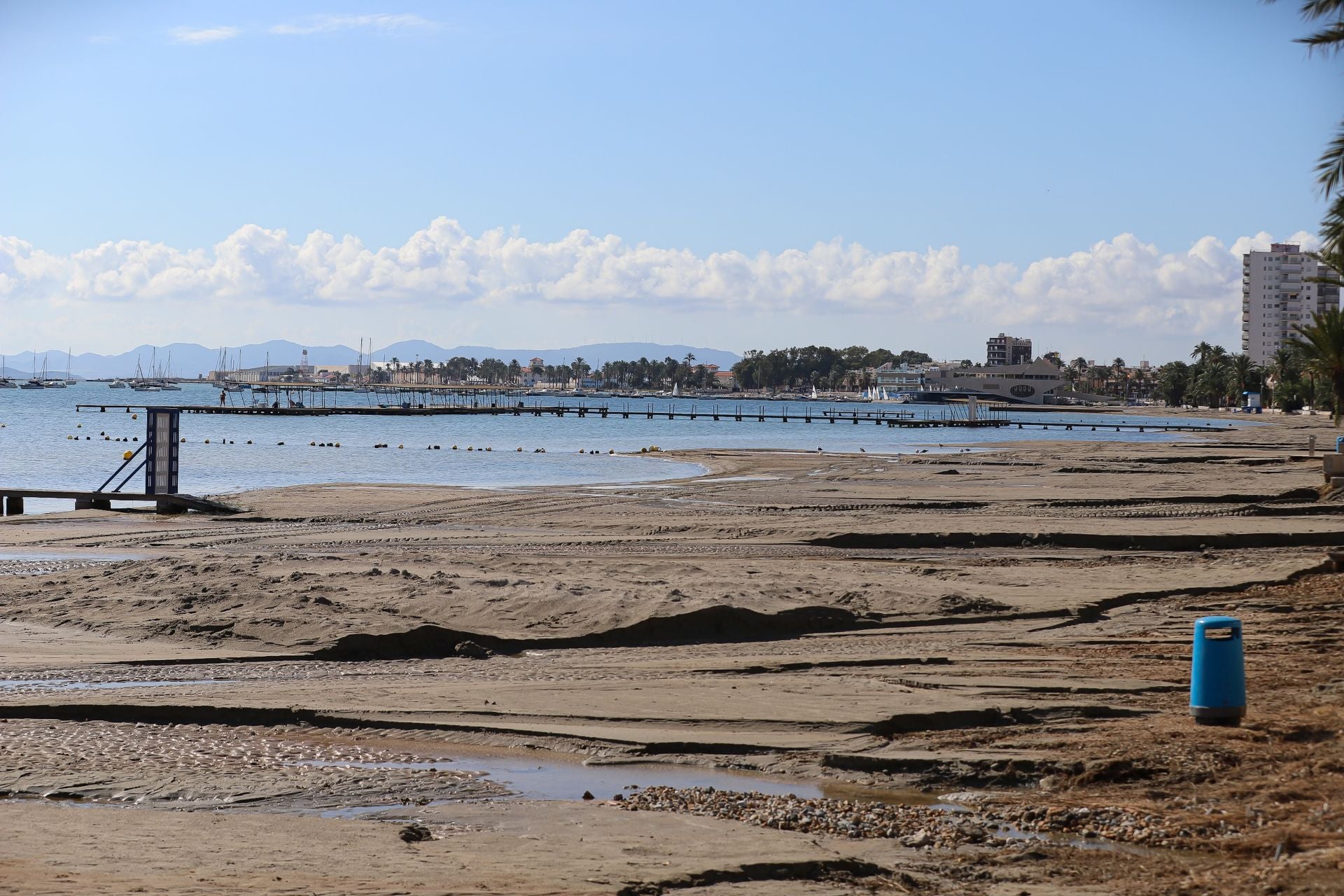En imágenes, así están los municipios del Mar Menor una semana después de la dana