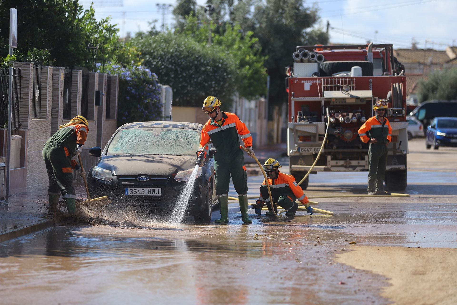 En imágenes, así están los municipios del Mar Menor una semana después de la dana