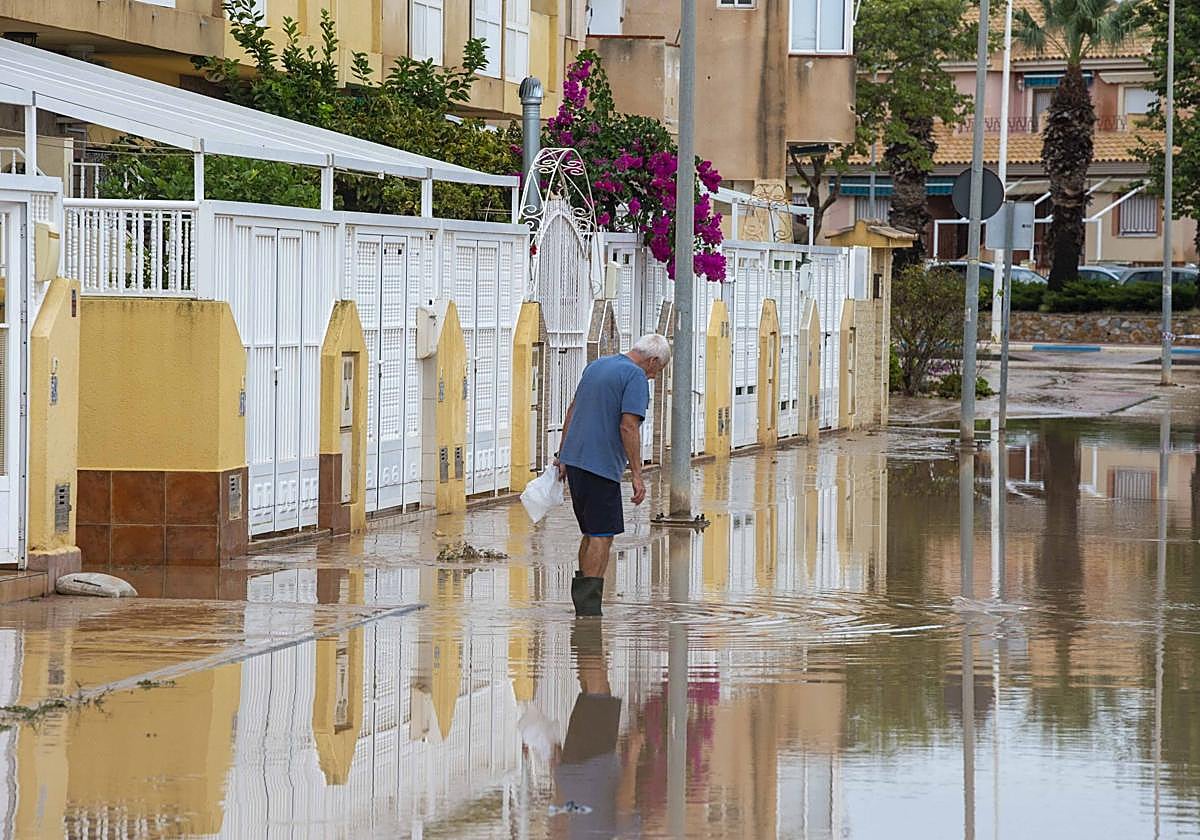 Inundaciones en Los Alcázares tras la dana 'Alice'.