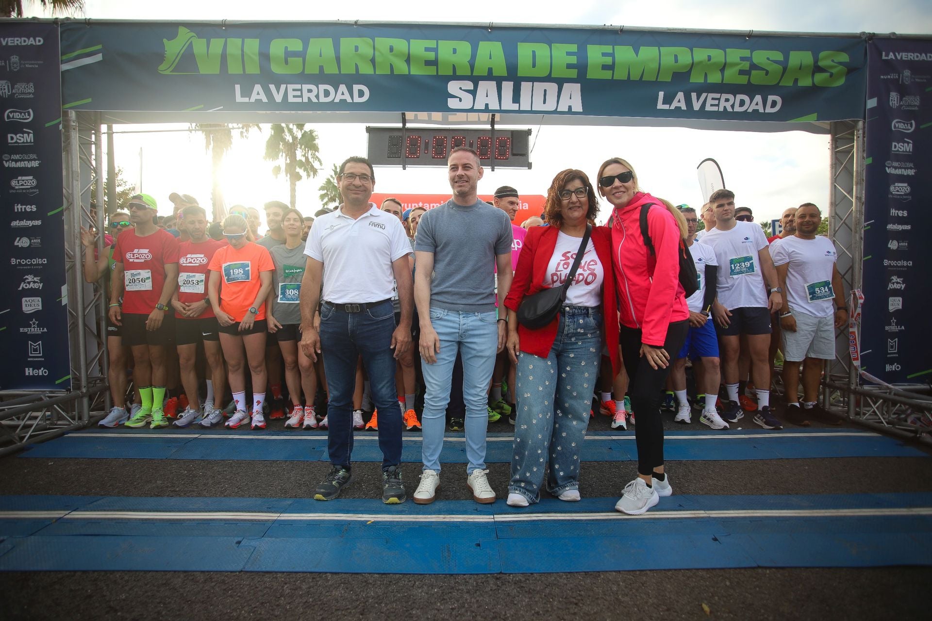 En imágenes, la VII Carrera de Empresas en Murcia