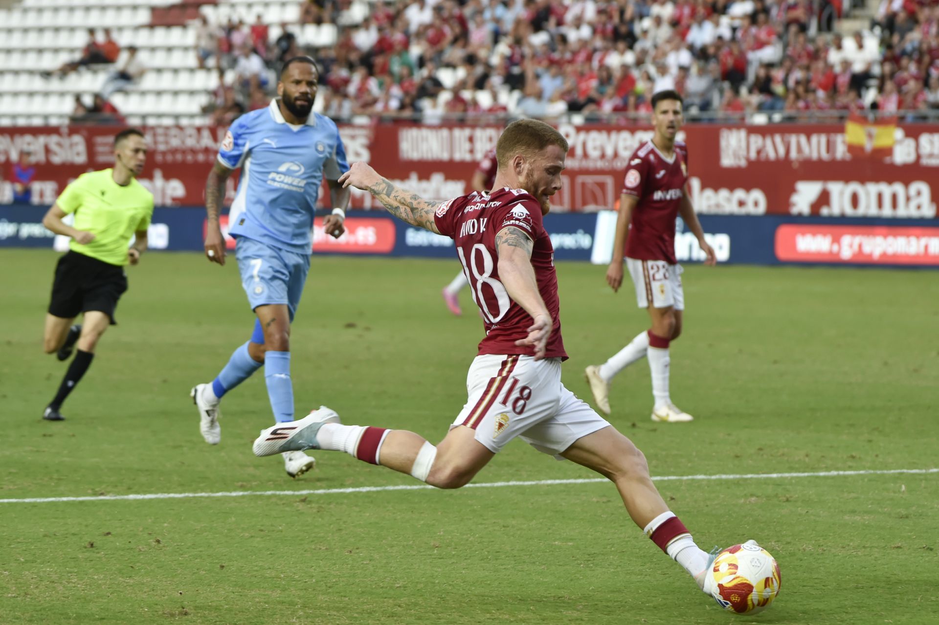 El Real Murcia se estrella ante el Ibiza, en imágenes