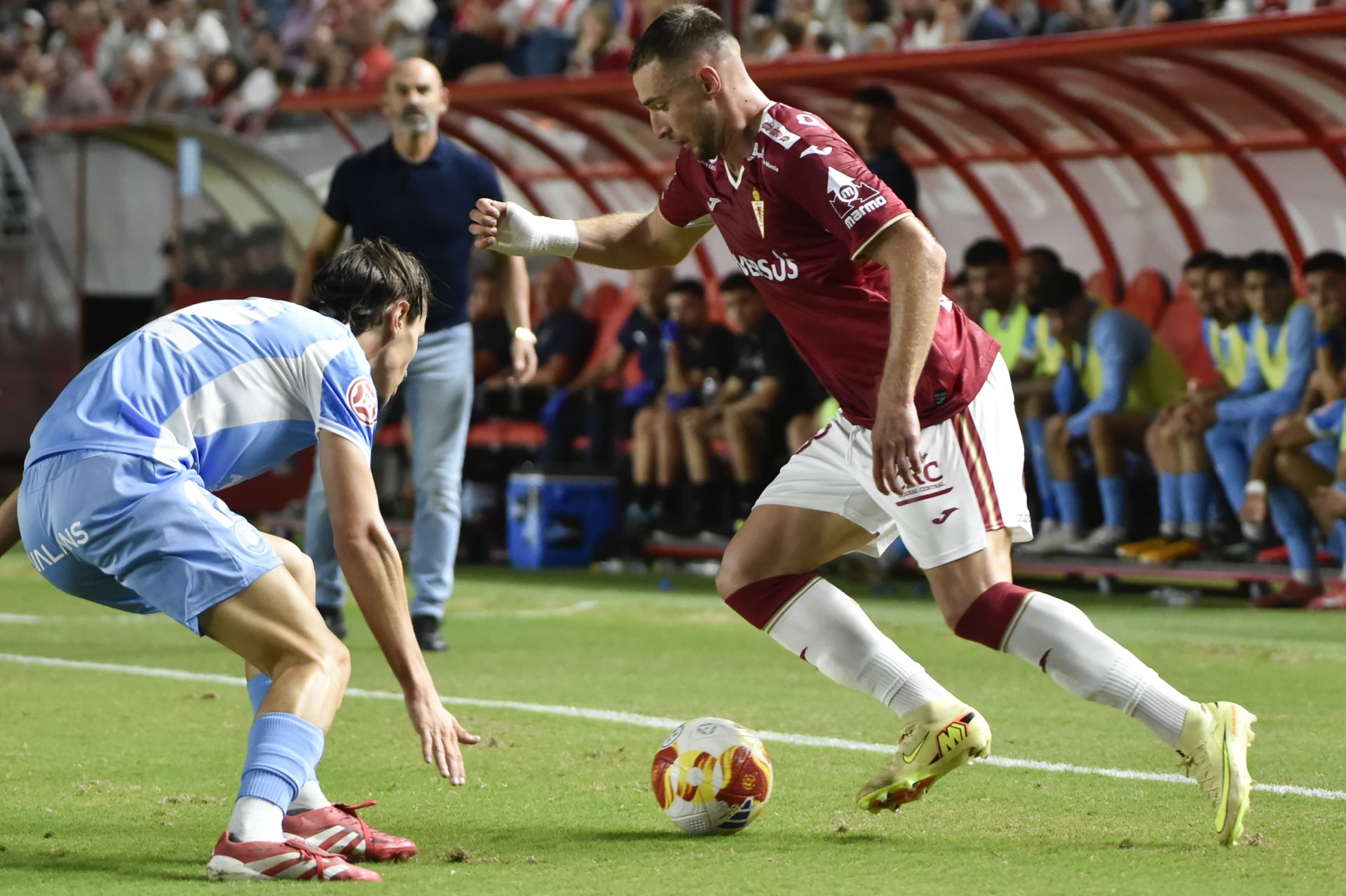 El Real Murcia se estrella ante el Ibiza, en imágenes