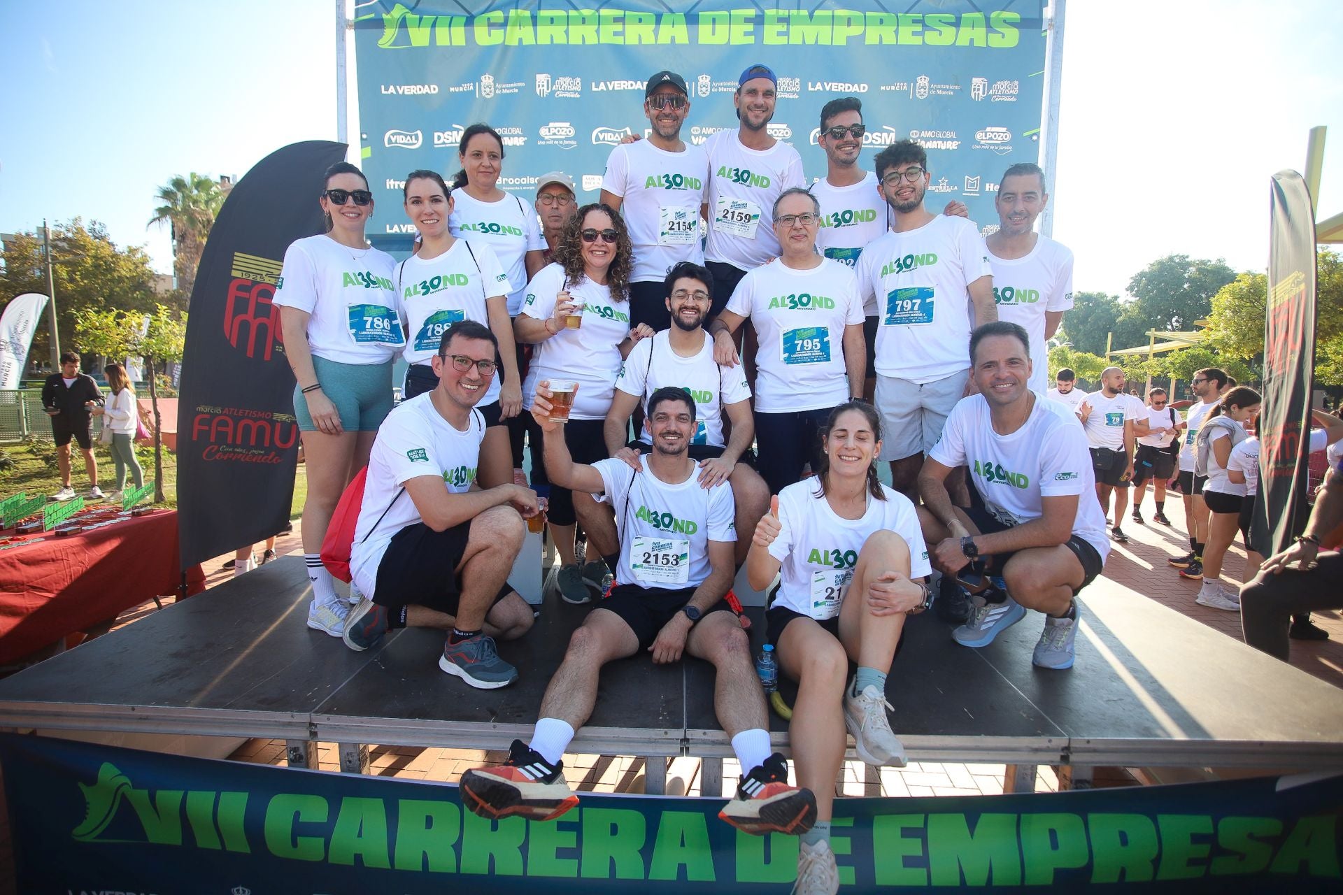 En imágenes, la VII Carrera de Empresas en Murcia