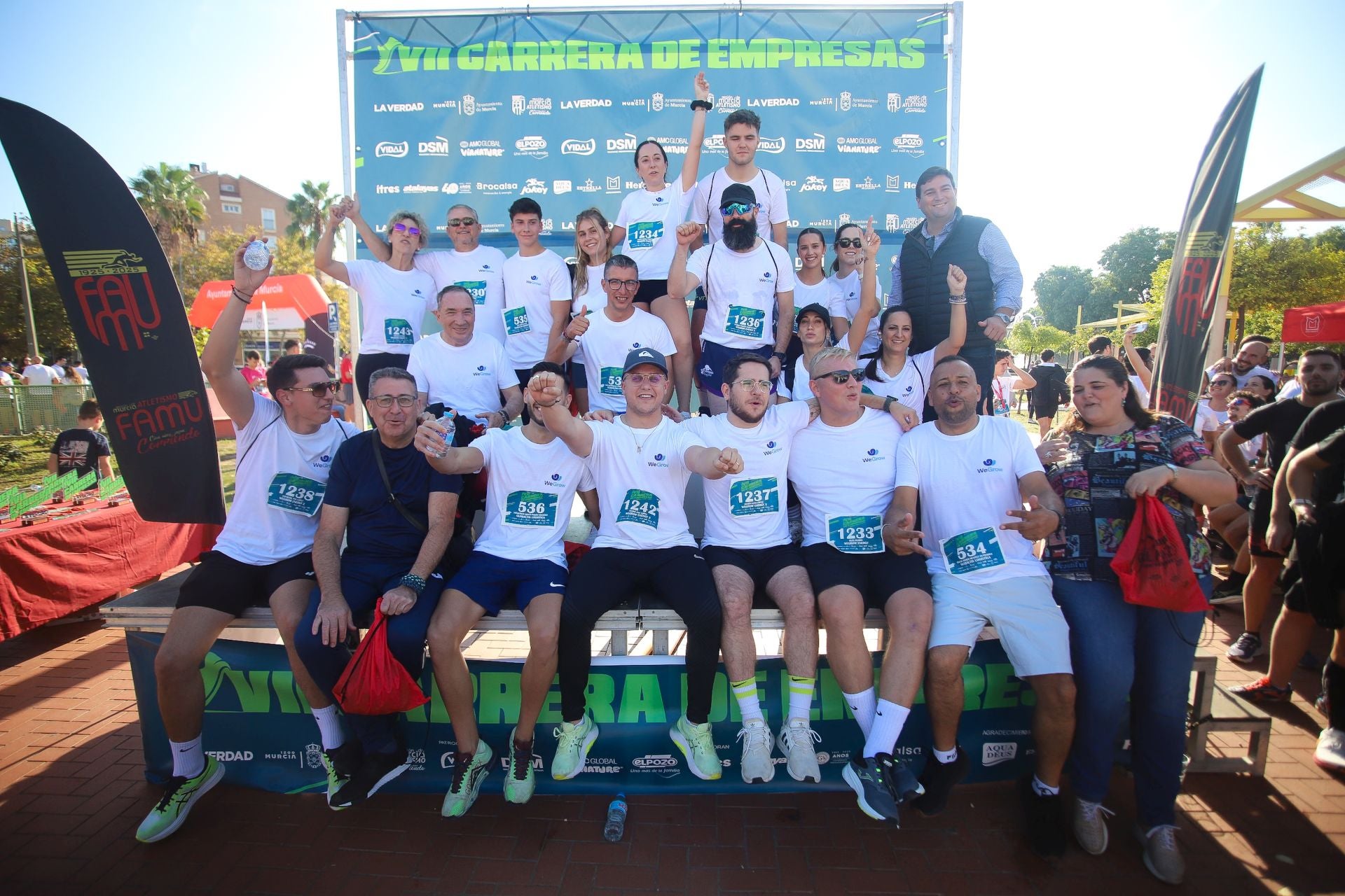 En imágenes, la VII Carrera de Empresas en Murcia