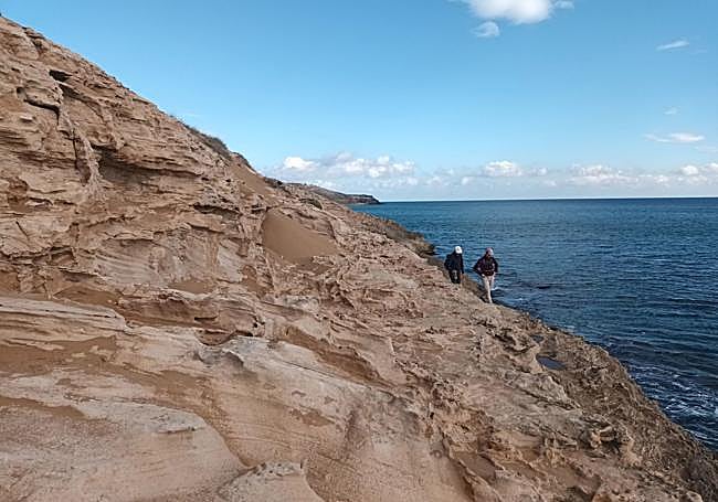 Imagen de la zona de Calblanque en una jornada de campo que hizo el equipo de investigadores.