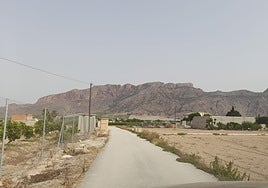 Vereda Nueva en la pedanía de La Aparecida, Orihuela.