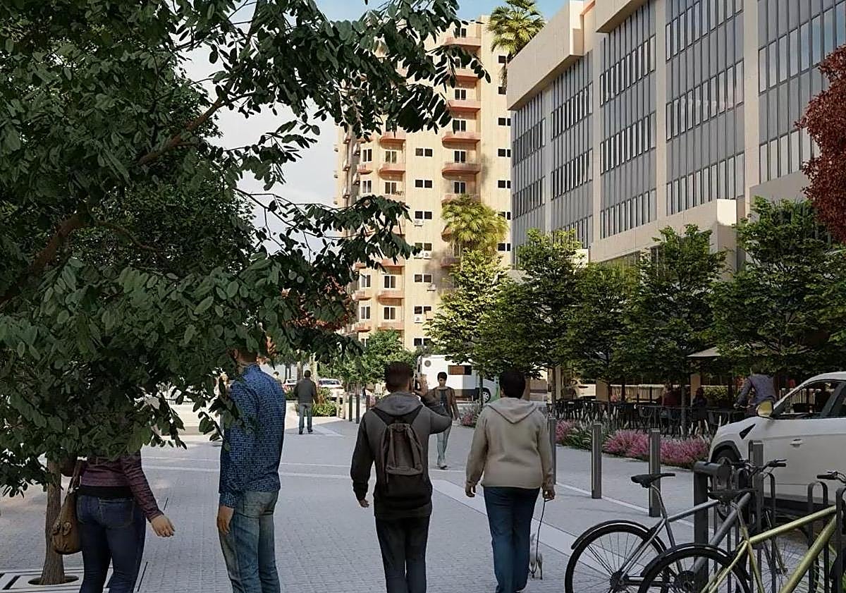 Imagen principal - Recreaciones de los entornos presentados por el Consistorio.