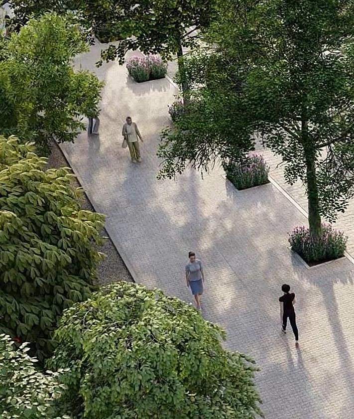 Imagen secundaria 2 - Recreaciones de los entornos presentados por el Consistorio.