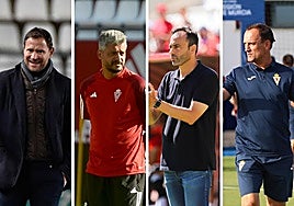 Mario Simón, Gustavo Munúa, Fran Fernández y Joseba Etxeberria.