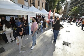 Imagen del Encuentro del Voluntariado de la Region de Murcia celebrado el martes.