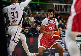 Zach Hicks, en acción este pasado martes en la derrota de Sarajevo.