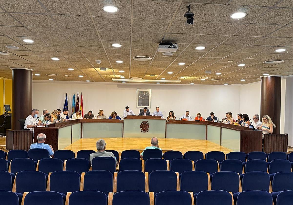 Imagen de archivo de un Pleno en San Javier
