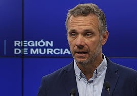 Joaquín Segado, portavoz del Grupo Parlamentario Popular en la Asamblea Regional.