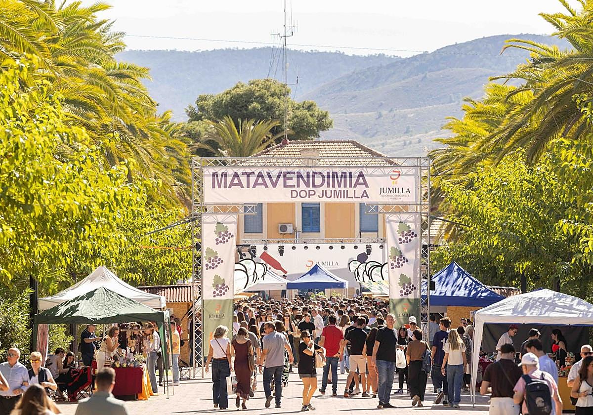 Asistentes a la feria.