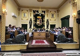 La Corporación de Jumilla, durante el Pleno.