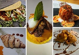 Algunas tapas veganas.