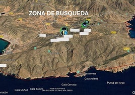 Zona en la que buscan a los senderistas desaparecidos.