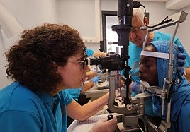 'El milagro de ver', proyecto humanitario de Azul en Acción con financiación del Colegio de Médicos de la Región de Murcia