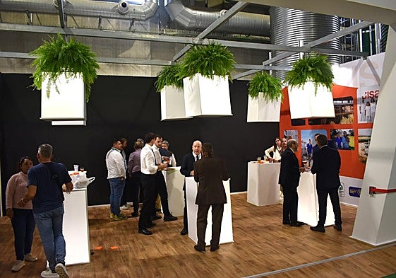 El estand de Jisap en Sepor concitó una alta afluencia de clientes profesionales.