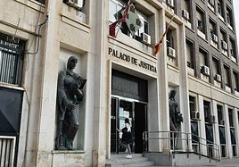 Fachada del Palacio de Justicia, sede del TSJ, en una foto de archivo.