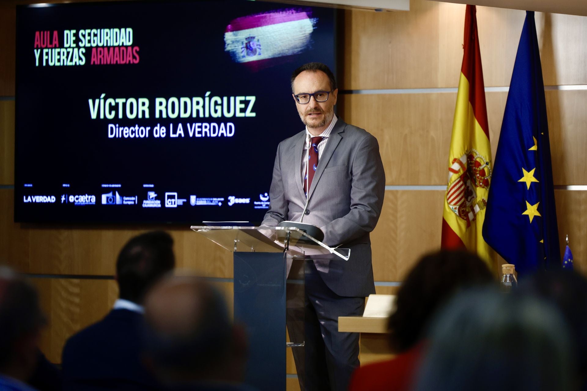 El Aula de Seguridad y Fuerzas Armadas de LA VERDAD, en imágenes