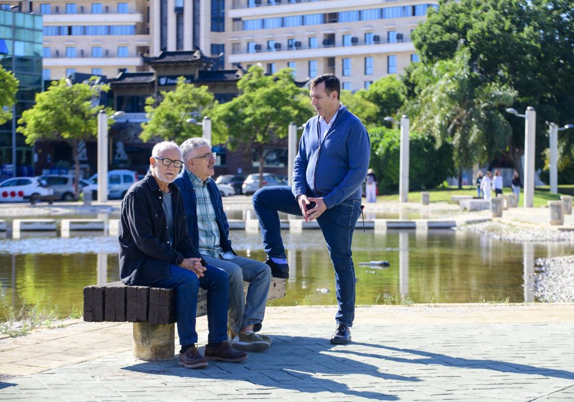 José María González, José Vives y Juan Manuel González.