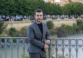 Pablo Bustinduy, el pasado jueves, en el puente de Hierro de la capital.