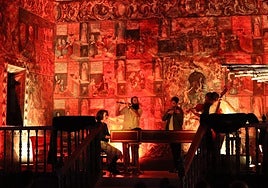 Anacronía en el Santuario de la Santa de Totana.